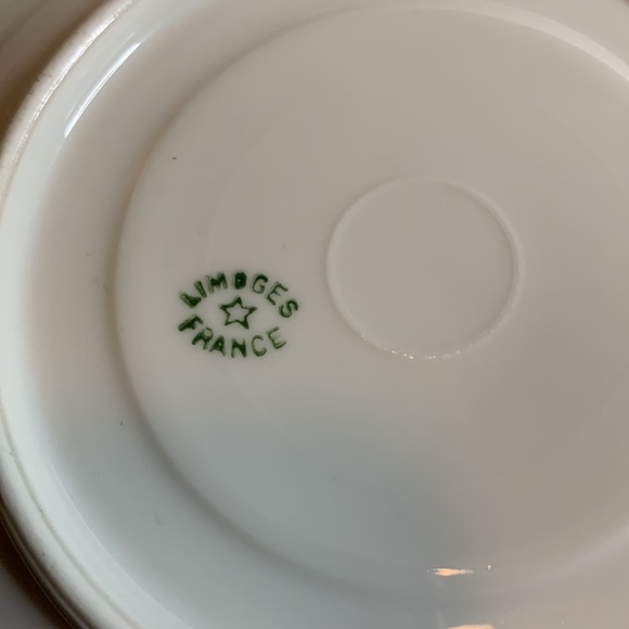 5-Coronet Tea Cup and Saucer Sets Limoges France Pink Flowers Bone China - Picture 5 of 9